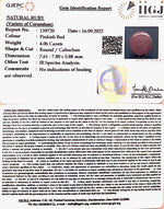 Load image into Gallery viewer, 4.06 Carat Natural mozambiqe Ruby with Govt. Lab Certificate-7881