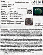 Load image into Gallery viewer, 4.95//CT Natural Panna Stone with Govt. Lab Certified-(4551)