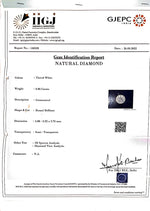 Load image into Gallery viewer, 0.86 Cents Natural Diamond With Govt. Lab Certificate (120000)