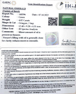 Load image into Gallery viewer, 4.02/CT Natural Panna Stone with Govt. Lab Certified-(1221)