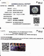Load image into Gallery viewer, 1.81/Carat Natural Diamond With Govt. Lab Certificate (140000)