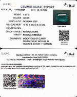 Load image into Gallery viewer, 4.91/CT Natural Emerald Stone With Govt. Lab Certified (12210)