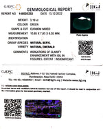 Load image into Gallery viewer, 3.19/CT Natural Panna Stone with Govt. Lab Certificate (6771)