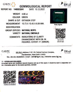 Load image into Gallery viewer, 5.39 Ratti Natural Panna Stone with Govt. Lab Certificate-1485D3241