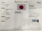 Load image into Gallery viewer, 4.04/CT Natural Mozambique Ruby Stone with Govt. Lab Certificate-16016S205959