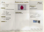 Load image into Gallery viewer, 4.79/CT Natural Mozambique Ruby Stone with Govt. Lab Certificate-16016S205961