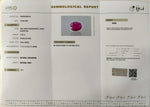 Load image into Gallery viewer, 5.78/CT Natural Ruby Stone with Govt. Lab Certificate-16839S209420