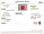 Load image into Gallery viewer, 3.78/CT Natural Ruby Stone with Govt. Lab Certificate-16910S209836