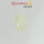 Load image into Gallery viewer, 3.84/CT Natural Yellow Sapphire With Govt Lab Certificate-2305D6672