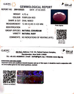 Load image into Gallery viewer, 4.70/CT Natural Ruby with Govt. Lab Certificate