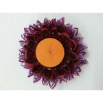 Load image into Gallery viewer, Floral Paper Quilling Candle Stand for Diwali & Wedding Decor