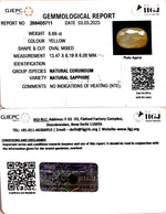 Load image into Gallery viewer, 6.69/CT Natural Ceylonese Pukhraj with Govt Lab Certificate-(6771)