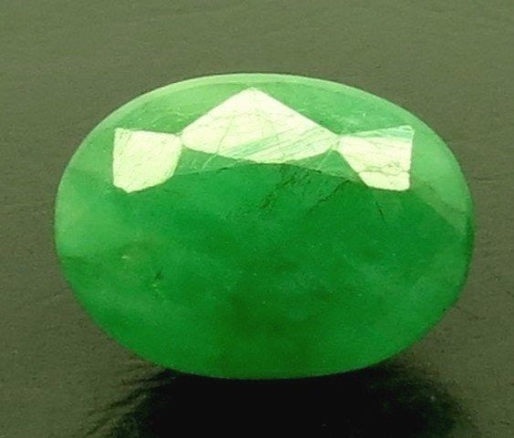 4.74/CT Natural Panna Stone with Govt. Lab Certificate-5917D22556