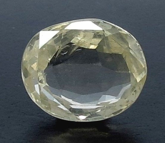 3.59/CT Natural Ceylonese Pukhraj with Govt Lab Certificate-YELSA9V