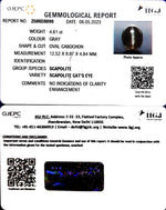 Load image into Gallery viewer, 4.61/CT Natural Scapolite Cat's Eye with Govt. Lab Certified-(1221)