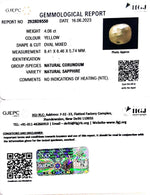 Load image into Gallery viewer, 4.06/CT Natural Ceylonese Pukhraj with Govt Lab Certificate (4551)