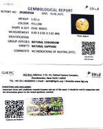 Load image into Gallery viewer, 3.93/CT Natural Ceylonese Pukhraj with Govt Lab Certificate (4551)