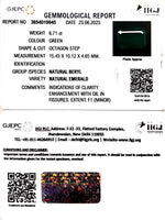 Load image into Gallery viewer, 6.71/CT Natural Panna Stone with Govt. Lab Certificate (12210)