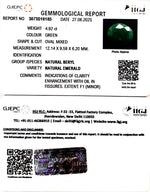 Load image into Gallery viewer, 4.92/CT Natural Panna Stone with Govt. Lab Certificate (1221)