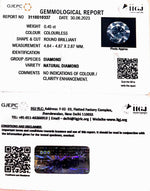 Load image into Gallery viewer, 0.45/Cents Natural Diamond with Govt. Lab Certificate (120000)