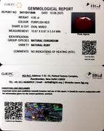Load image into Gallery viewer, 4.95/CT Natural Neo Burma Ruby with Govt. Lab Certificate (3441)