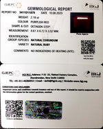 Load image into Gallery viewer, 2.43/CT Natural Neo Burma Ruby with Govt. Lab Certificate (4551)