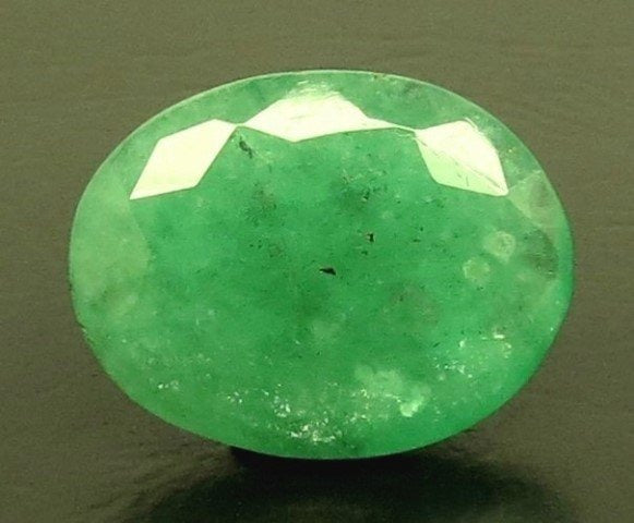 6.61/CT Natural Panna Stone with Govt. Lab Certificate-5917D22529
