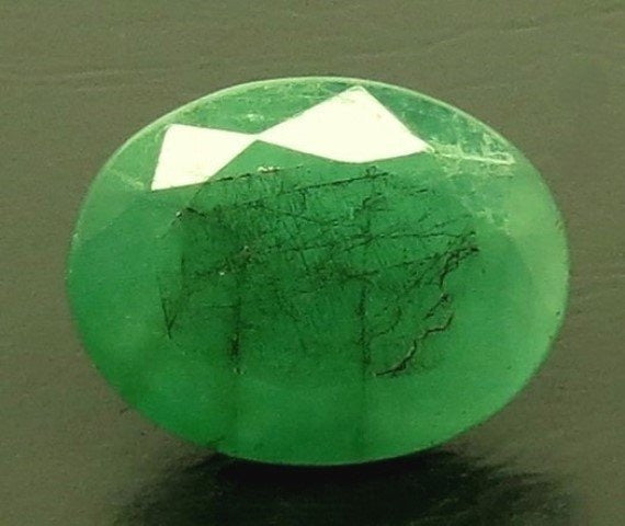 6.46 Ratti Natural Panna Stone with Govt. Lab Certificate