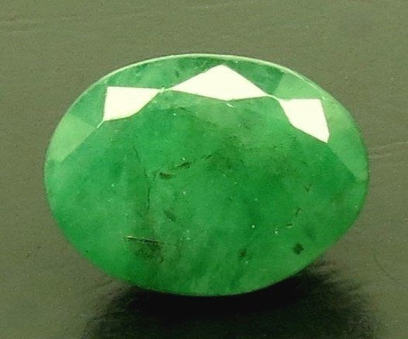 5.56/CT Natural Panna Stone with Govt. Lab Certificate-5917D22546