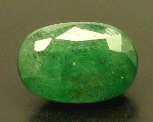5.69/CT Natural Panna Stone with Govt. Lab Certificate-5917D22562