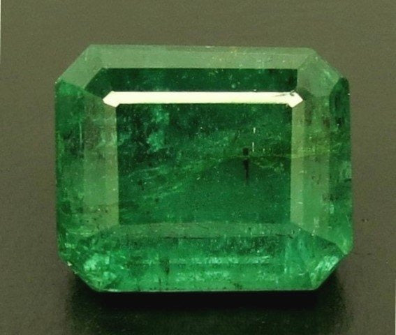 11.07/CT Natural Panna Stone with Govt. Lab Certificate-34410