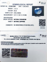 Load image into Gallery viewer, 2.22/Carat Natural Blue Sapphire