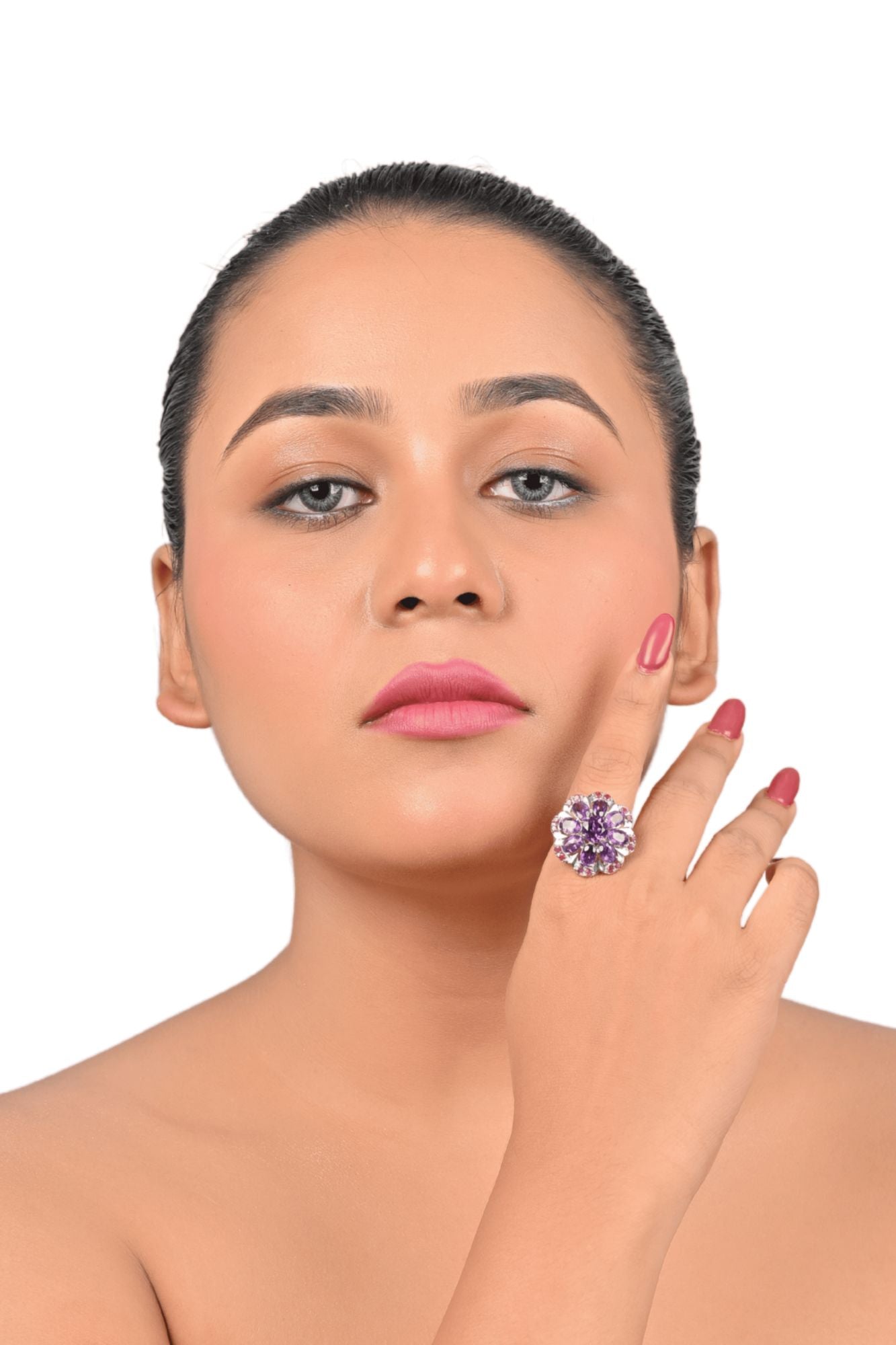7.92/GM AMETHYST / RUBY RING