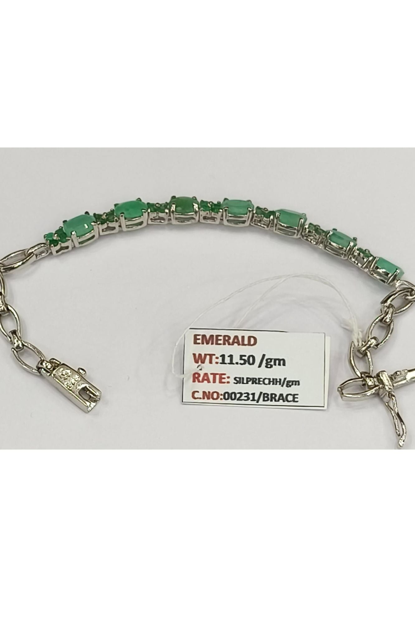 11.50/GM EMERALD BRACELET (2750)