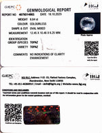 Load image into Gallery viewer, 6.84/CT Natural White Topaz with Govt Lab Certificate (1665)
