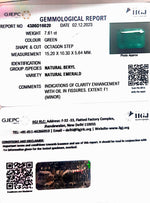Load image into Gallery viewer, 7.61/CT Natural Panna Stone with Govt. Lab Certificate-16650