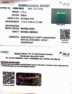 Load image into Gallery viewer, 5.70/CT Natural Panna Stone with Govt. Lab Certificate (8991)