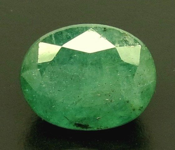 8.53/CT Natural Panna Stone with Govt. Lab Certificate-6343D24701
