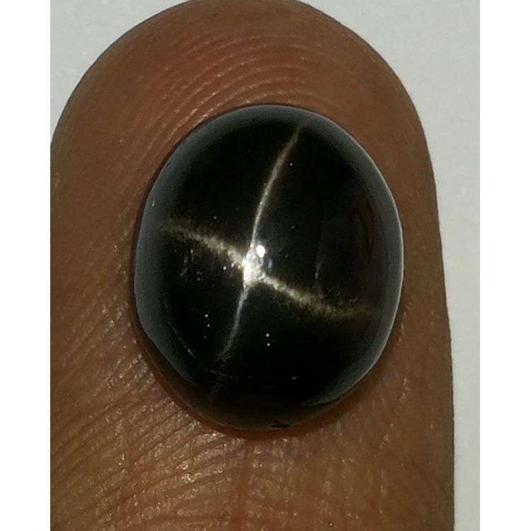 5.28/CT Natural Black Star Gemstone