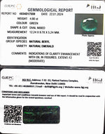 Load image into Gallery viewer, 4.90/CT Natural Panna Stone with Govt. Lab Certificate(45510)