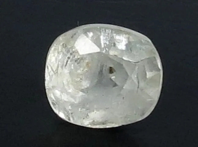 2.98/CT Natural White Sapphire with Govt Lab Certificate-5008D18256