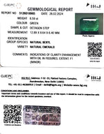 Load image into Gallery viewer, 6.59/CT Natural Panna Stone with Govt. Lab Certificate (16650)