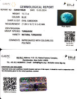 Load image into Gallery viewer, 15.72/CT Natural Govt. Lab Certified Turquoise-1221