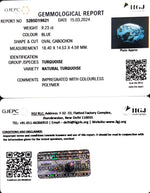 Load image into Gallery viewer, 9.23/CT Natural Govt. Lab Certified Turquoise-1221