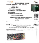 Load image into Gallery viewer, 5.81/CT Natural Panna Stone with Govt. Lab Certificate-2331