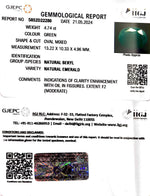 Load image into Gallery viewer, 4.74/CT Natural Panna Stone with Govt. Lab Certificate-2331