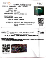 Load image into Gallery viewer, 7.23/CT Natural Panna Stone with Govt. Lab Certificate-6771