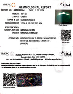 Load image into Gallery viewer, 4.94/CT Natural Panna Stone with Govt. Lab Certificate-4551