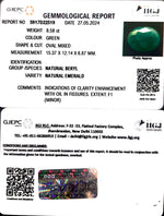 Load image into Gallery viewer, 8.58/CT Natural Panna Stone with Govt. Lab Certificate-1665