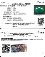 Load image into Gallery viewer, 6.69/CT Natural Panna Stone with Govt. Lab Certificate-1665